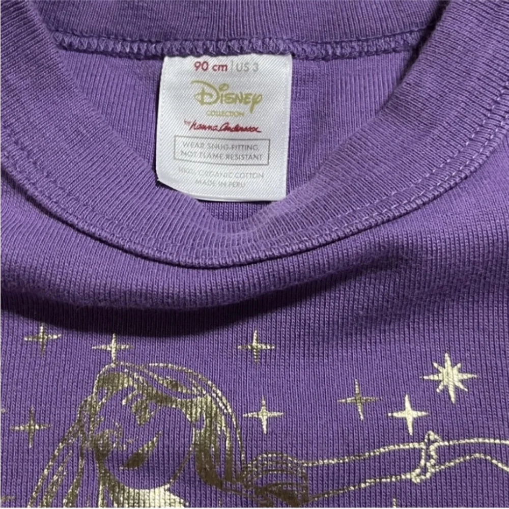 Hanna Andersson X Disney Rapunzel jams 90cm/3 years